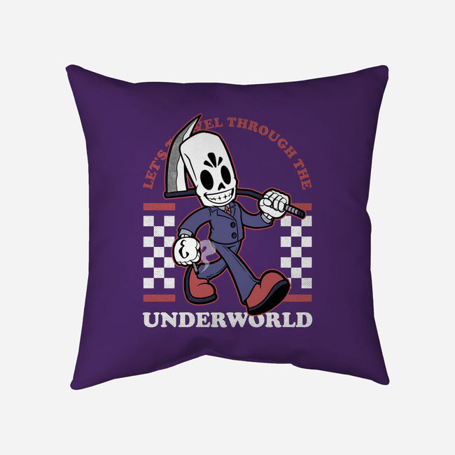 Game Mascot Travel Reaper-None-Removable Cover w Insert-Throw Pillow-Studio Mootant