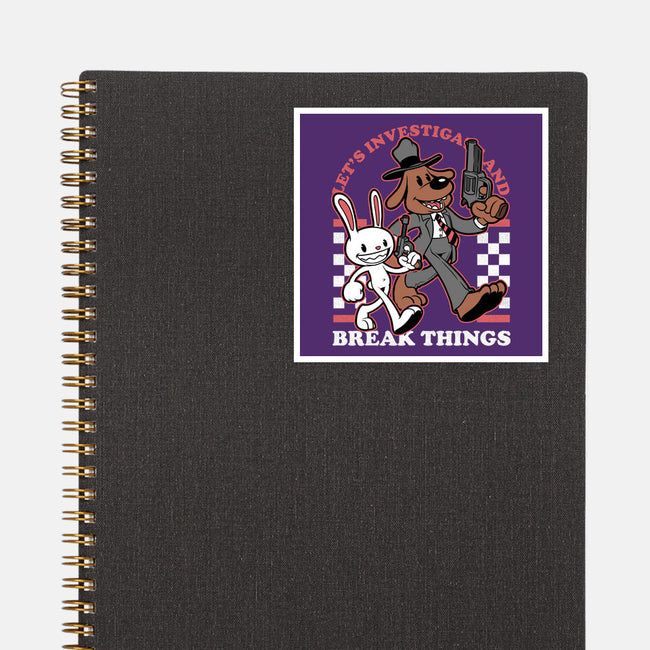 Game Mascot Private Investigators-None-Glossy-Sticker-Studio Mootant
