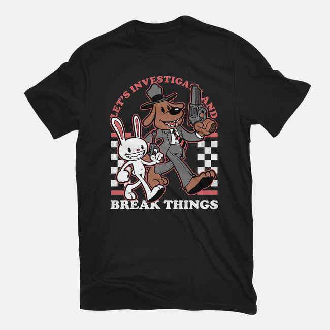 Game Mascot Private Investigators-Unisex-Basic-Tee-Studio Mootant