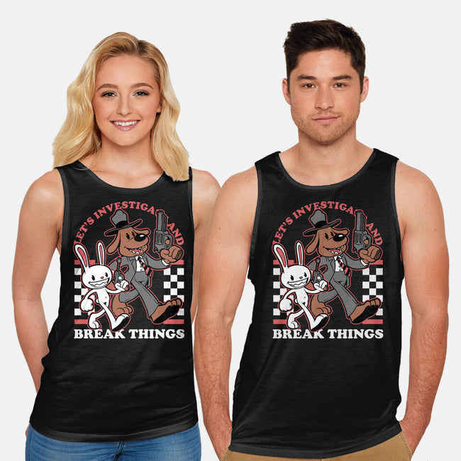 Game Mascot Private Investigators-Unisex-Basic-Tank-Studio Mootant