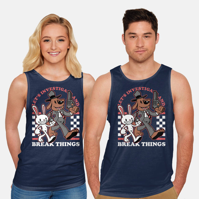 Game Mascot Private Investigators-Unisex-Basic-Tank-Studio Mootant