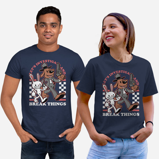 Game Mascot Private Investigators-Unisex-Basic-Tee-Studio Mootant