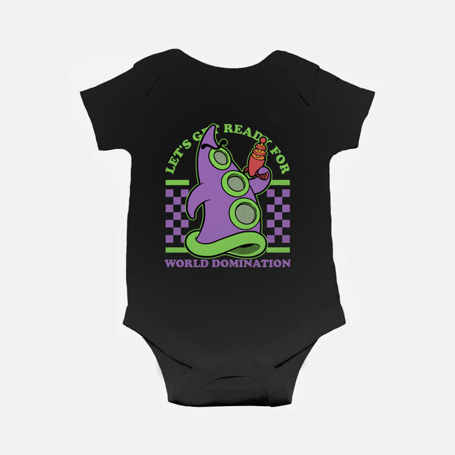 World Domination Ready-Baby-Basic-Onesie-Studio Mootant