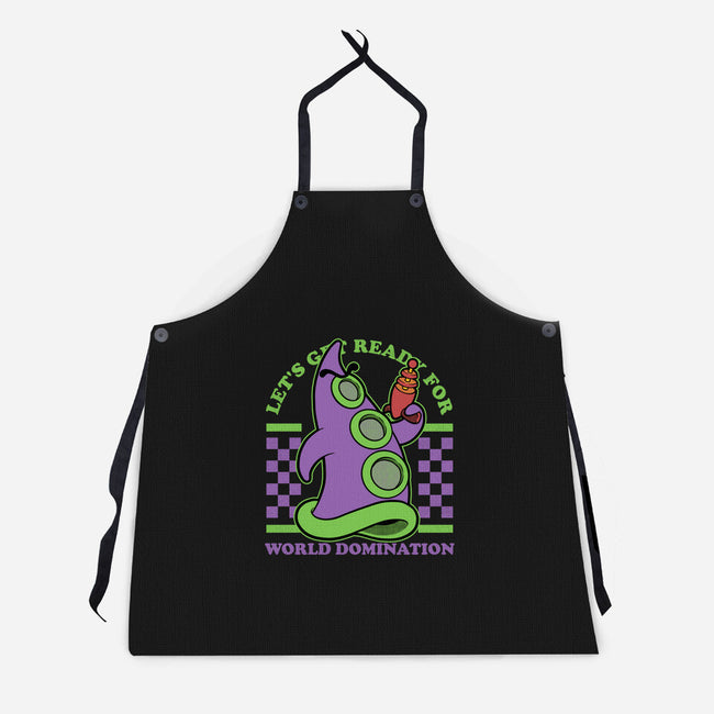 World Domination Ready-Unisex-Kitchen-Apron-Studio Mootant