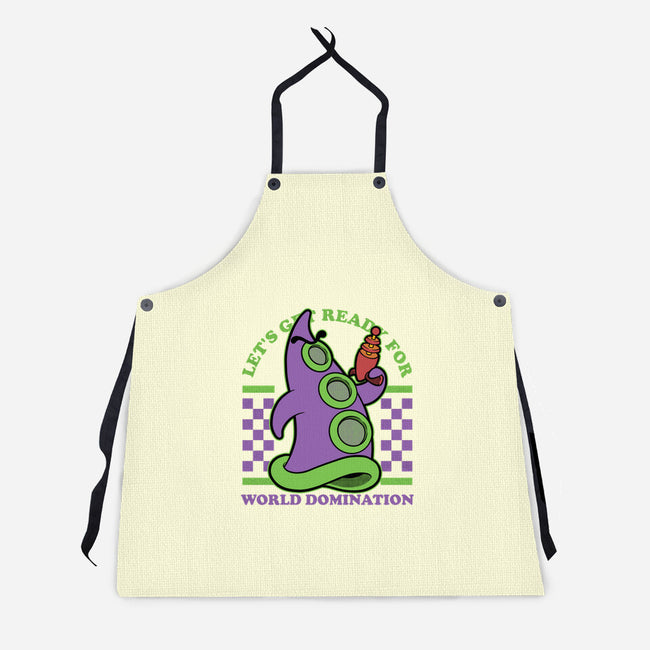 World Domination Ready-Unisex-Kitchen-Apron-Studio Mootant