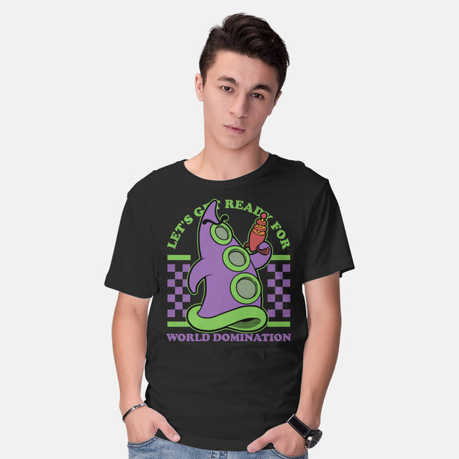 World Domination Ready-Mens-Basic-Tee-Studio Mootant