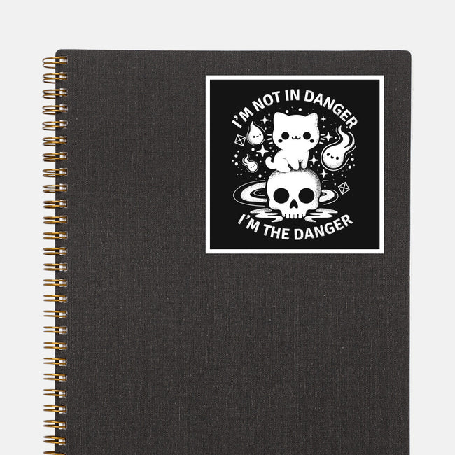 I'm The Danger-None-Glossy-Sticker-MaxoArt