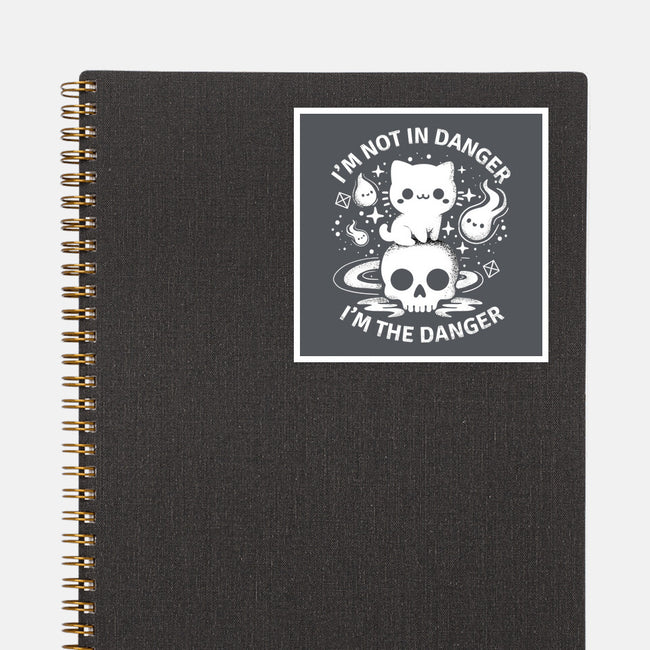 I'm The Danger-None-Glossy-Sticker-MaxoArt
