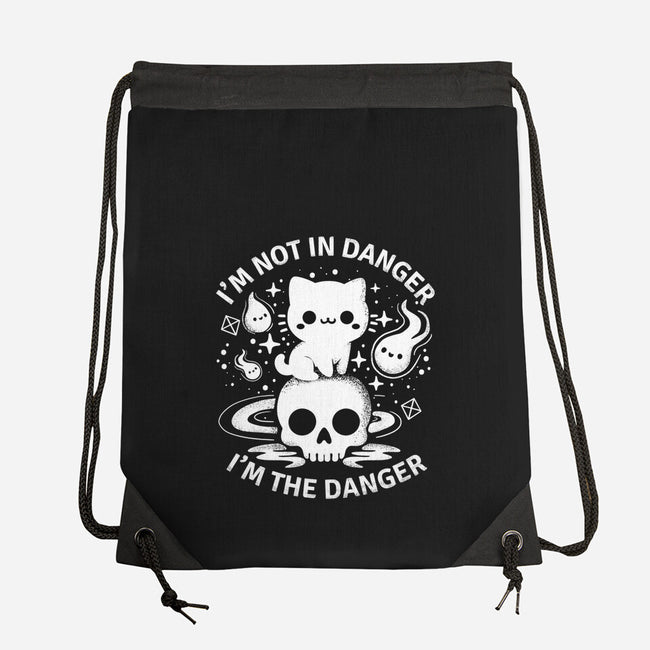I'm The Danger-None-Drawstring-Bag-MaxoArt