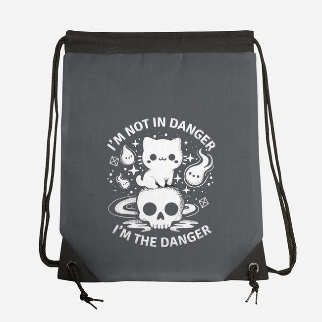 I'm The Danger-None-Drawstring-Bag-MaxoArt