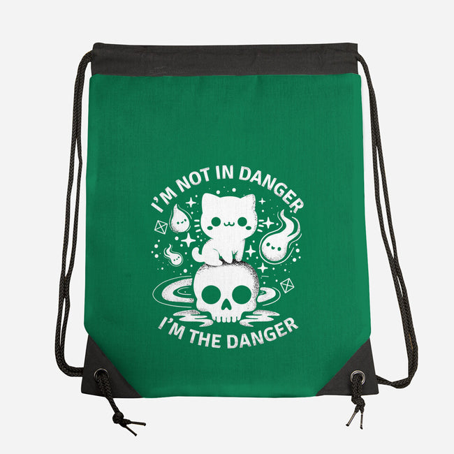 I'm The Danger-None-Drawstring-Bag-MaxoArt