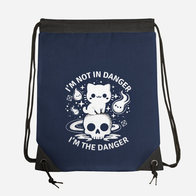 I'm The Danger-None-Drawstring-Bag-MaxoArt