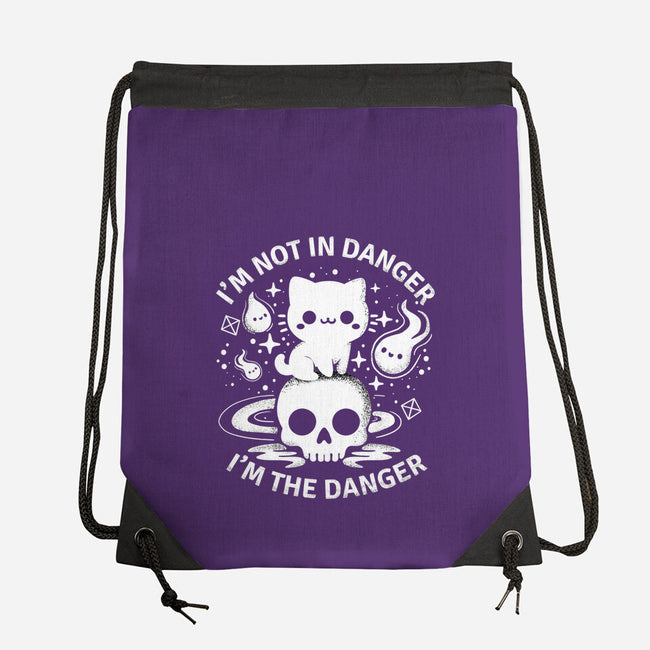 I'm The Danger-None-Drawstring-Bag-MaxoArt