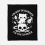 I'm The Danger-None-Fleece-Blanket-MaxoArt
