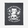 I'm The Danger-None-Fleece-Blanket-MaxoArt