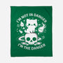 I'm The Danger-None-Fleece-Blanket-MaxoArt