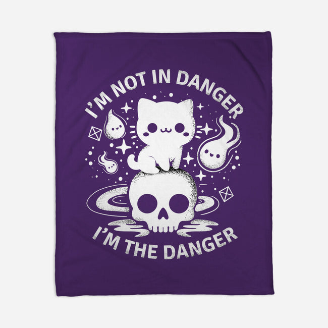 I'm The Danger-None-Fleece-Blanket-MaxoArt