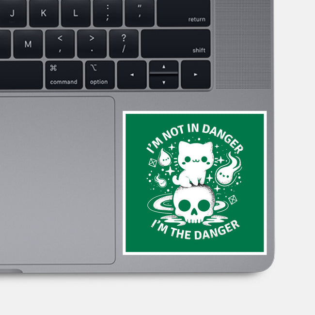 I'm The Danger-None-Glossy-Sticker-MaxoArt