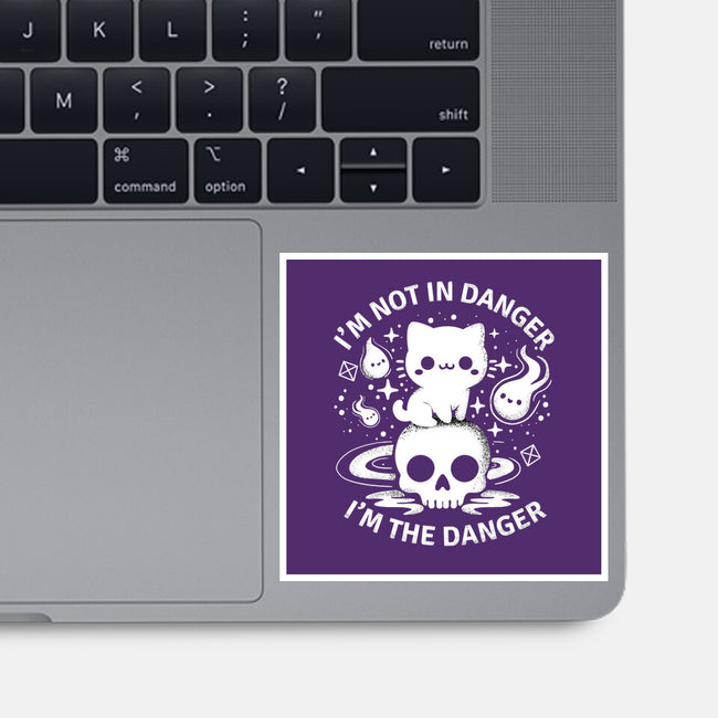 I'm The Danger-None-Glossy-Sticker-MaxoArt