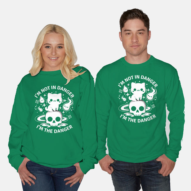 I'm The Danger-Unisex-Crew Neck-Sweatshirt-MaxoArt
