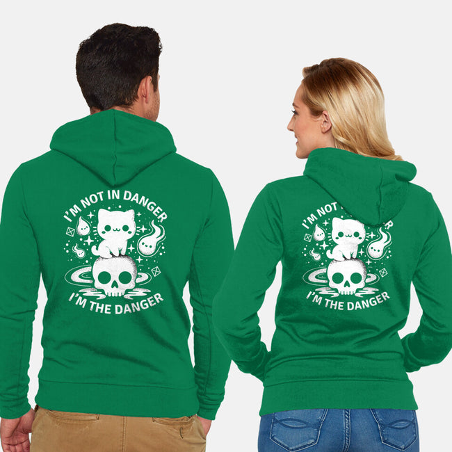 I'm The Danger-Unisex-Zip-Up-Sweatshirt-MaxoArt