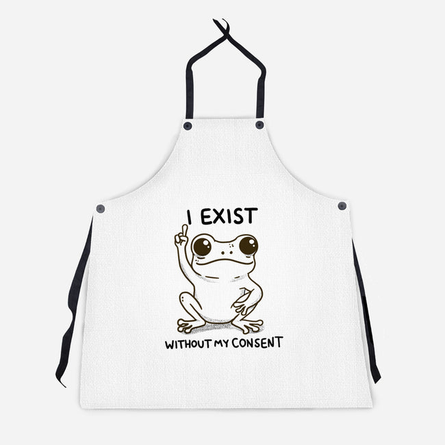 I Exist-Unisex-Kitchen-Apron-MaxoArt