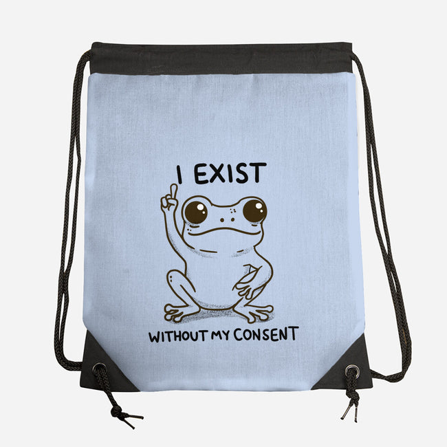 I Exist-None-Drawstring-Bag-MaxoArt