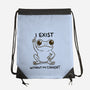 I Exist-None-Drawstring-Bag-MaxoArt