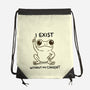 I Exist-None-Drawstring-Bag-MaxoArt