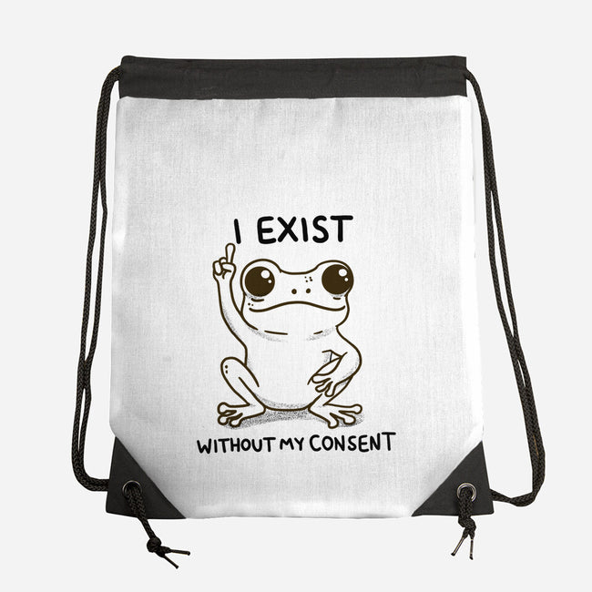 I Exist-None-Drawstring-Bag-MaxoArt