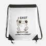 I Exist-None-Drawstring-Bag-MaxoArt