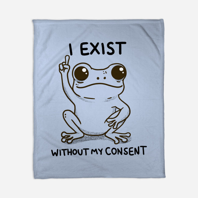 I Exist-None-Fleece-Blanket-MaxoArt