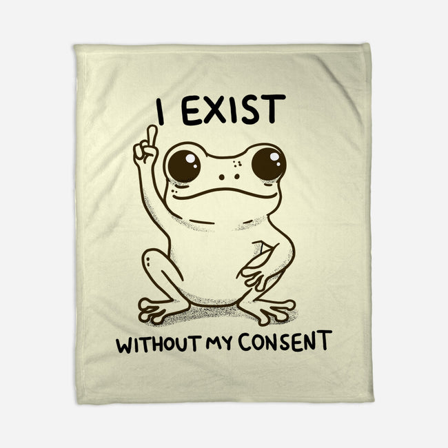 I Exist-None-Fleece-Blanket-MaxoArt