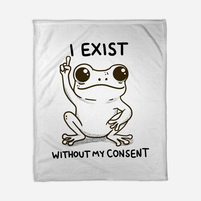 I Exist-None-Fleece-Blanket-MaxoArt