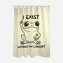 I Exist-None-Polyester-Shower Curtain-MaxoArt