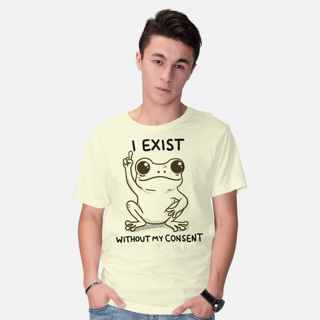I Exist-Mens-Basic-Tee-MaxoArt