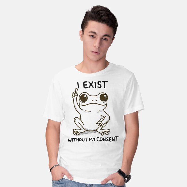 I Exist-Mens-Basic-Tee-MaxoArt