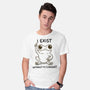 I Exist-Mens-Basic-Tee-MaxoArt