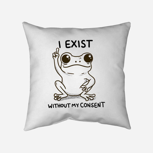 I Exist-None-Removable Cover w Insert-Throw Pillow-MaxoArt