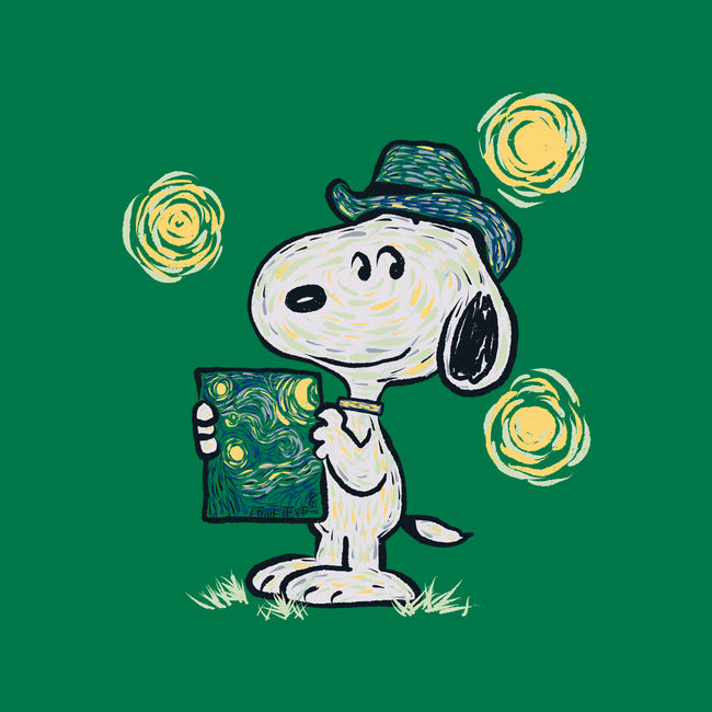Snoopy Gogh-Unisex-Pullover-Sweatshirt-Claudia
