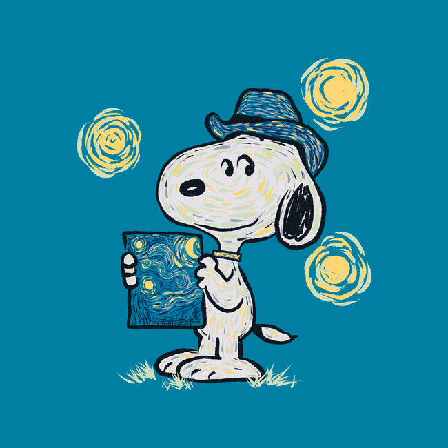Snoopy Gogh-None-Removable Cover w Insert-Throw Pillow-Claudia