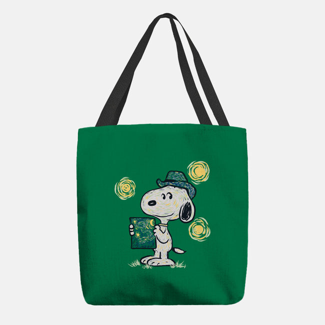 Snoopy Gogh-None-Basic Tote-Bag-Claudia