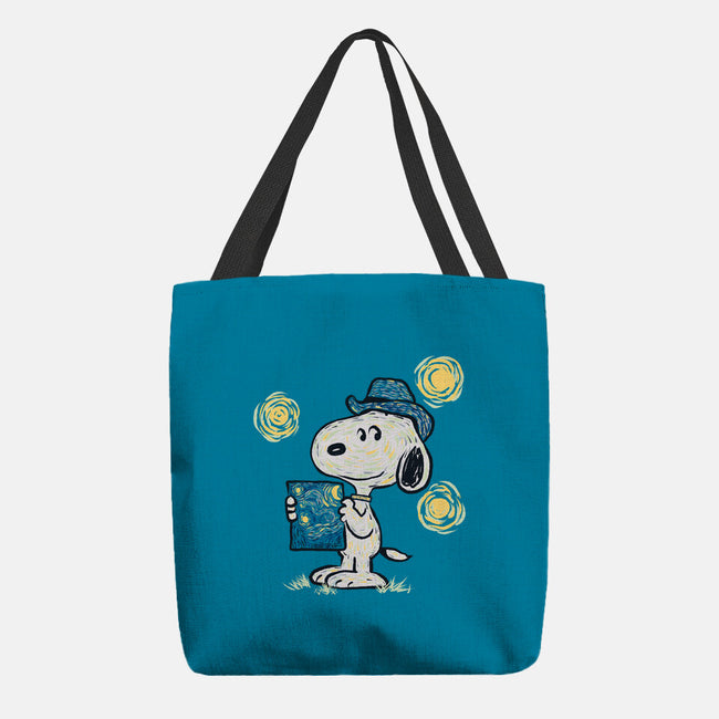 Snoopy Gogh-None-Basic Tote-Bag-Claudia