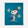 Snoopy Gogh-None-Fleece-Blanket-Claudia