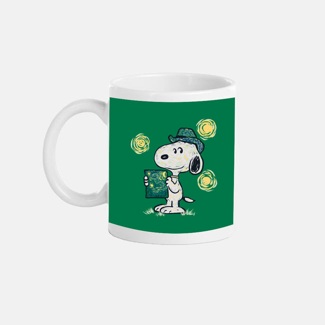 Snoopy Gogh-None-Mug-Drinkware-Claudia
