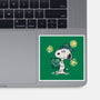 Snoopy Gogh-None-Glossy-Sticker-Claudia