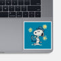 Snoopy Gogh-None-Glossy-Sticker-Claudia