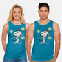 Snoopy Gogh-Unisex-Basic-Tank-Claudia