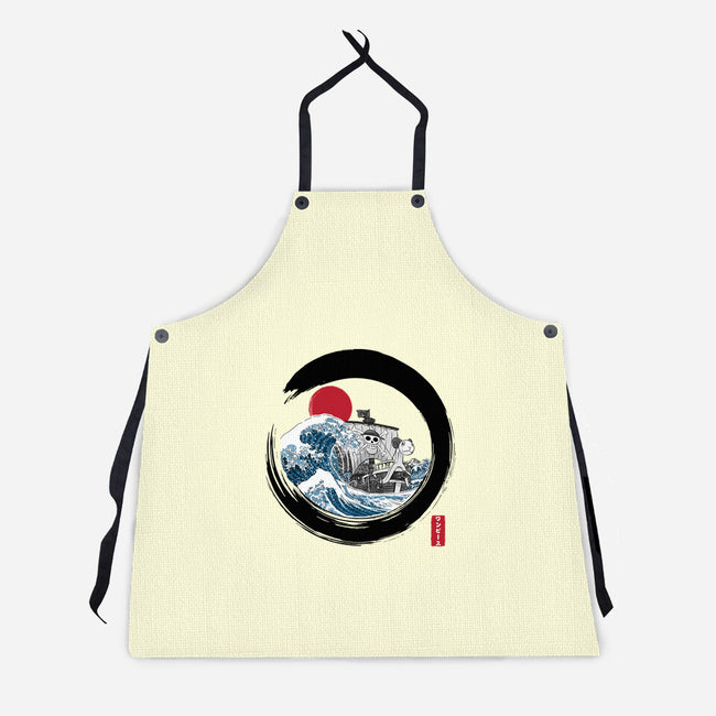 Enso Going Merry-Unisex-Kitchen-Apron-DrMonekers
