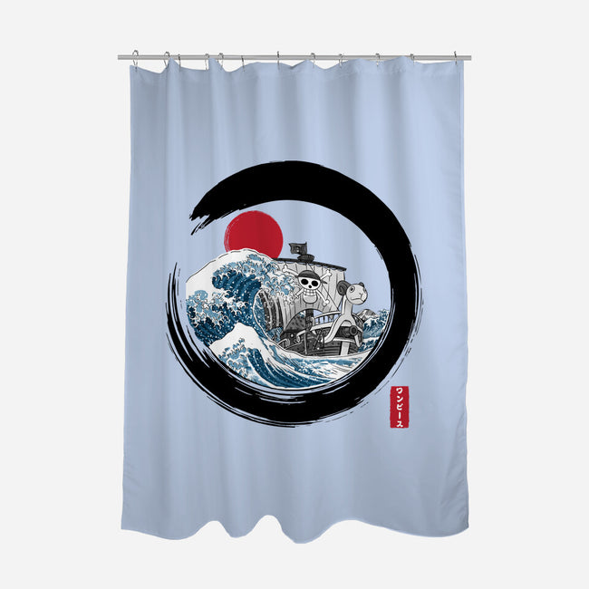 Enso Going Merry-None-Polyester-Shower Curtain-DrMonekers